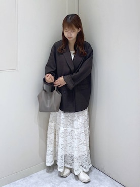 「アイテム（テーラードジャケット）」を使った、ゆあんさん（レディース・153cm・10代）の秋コーディネート