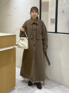 「アイテム（ローファー）」を使った、ゆあんさん（レディース・153cm・10代）の冬コーディネート