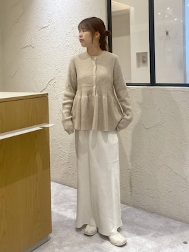 「アイテム（カーディガン/ボレロ）」を使った、ゆあんさん（レディース・153cm・10代）の秋コーディネート