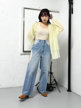 「アイテム（その他シューズ）」を使った、NANOKAさん（レディース・158cm・20代）の夏コーディネート