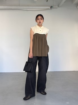 蝶ちゃんさん（レディース・158cm）の春コーディネート