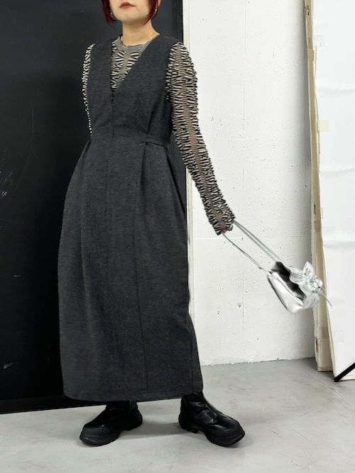 セール】『2サイズ展開』ツイードジャンパースカート（ワンピース