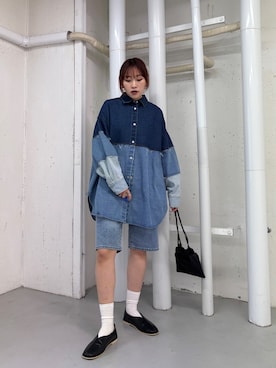 「アイテム（その他シューズ）」を使った、蝶ちゃんさん（レディース・158cm・20代）の冬コーディネート