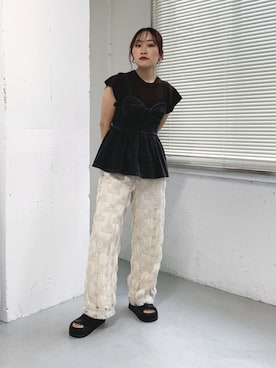 「アイテム（その他トップス）」を使った、NANOKAさん（レディース・158cm・20代）の春コーディネート
