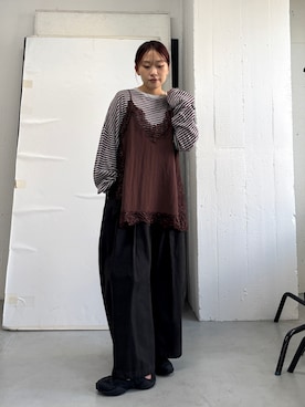 蝶ちゃんさん（レディース・158cm）の春コーディネート