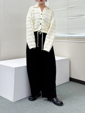 「コーデュロイパンツ」｜蝶ちゃんさん（レディース・158cm）の秋コーディネート