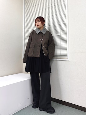 「アイテム（ワンピース/ドレス）」を使った、蝶ちゃんさん（レディース・158cm・20代）の冬コーディネート