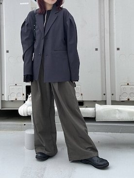 蝶ちゃんさん（レディース・158cm）の秋コーディネート