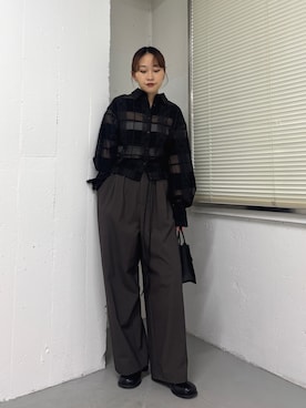 蝶ちゃんさん(レディース・158cm)の冬コーディネート