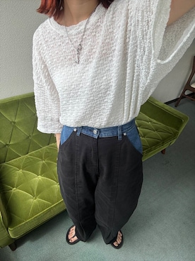 蝶ちゃんさん（レディース・158cm）の夏コーディネート