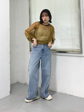「アイテム（その他シューズ）」を使った、NANOKAさん（レディース・158cm・20代）の春コーディネート