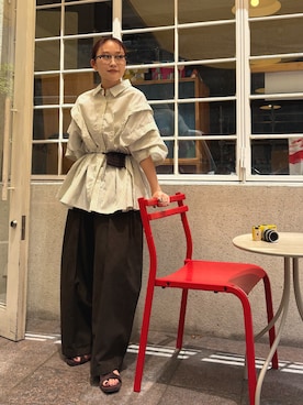 蝶ちゃんさん（レディース・158cm）の夏コーディネート