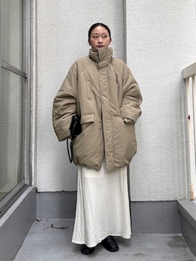 「KBF（ケイビーエフ）のフリースミニショルダーBAG（ショルダーバッグ、ブラック系）」を使った、蝶ちゃんさん（レディース・158cm）の夏コーディネート