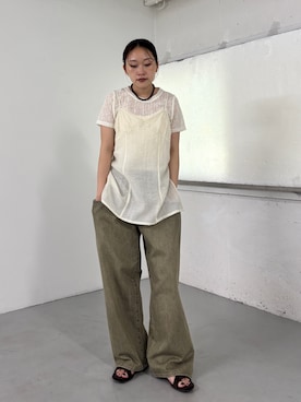 蝶ちゃんさん(レディース・158cm)の夏コーディネート