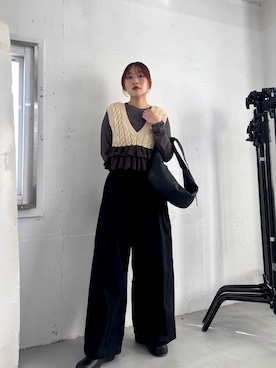 蝶ちゃんさん（レディース・158cm）の冬コーディネート