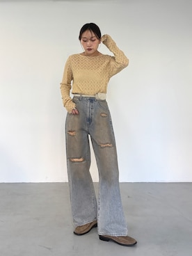 蝶ちゃんさん（レディース・158cm）の春コーディネート