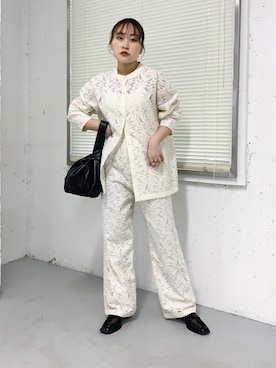 蝶ちゃんさん(レディース・158cm)の春コーディネート