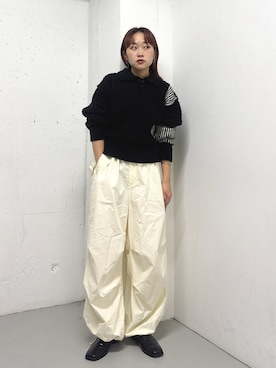 「カーゴパンツ」｜蝶ちゃんさん（レディース・158cm・20代）の秋コーディネート