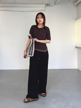 蝶ちゃんさん（レディース・158cm）の春コーディネート