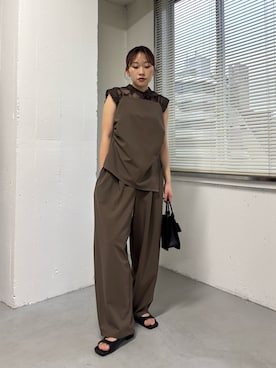 蝶ちゃんさん（レディース・158cm）の春コーディネート