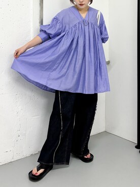 蝶ちゃんさん（レディース・158cm）の夏コーディネート