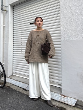 蝶ちゃんさん（レディース・158cm）の冬コーディネート