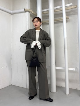 蝶ちゃんさん（レディース・158cm）の冬コーディネート