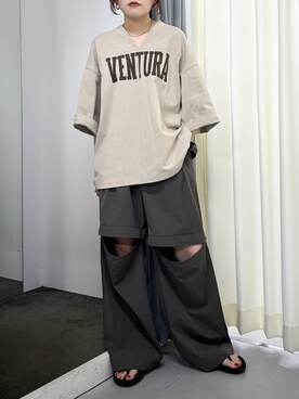 蝶ちゃんさん（レディース・158cm）の夏コーディネート