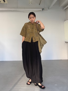 蝶ちゃんさん（レディース・158cm）の春コーディネート