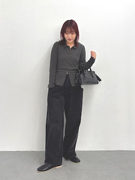 蝶ちゃんさん（レディース・158cm）の冬コーディネート