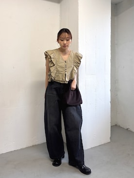 蝶ちゃんさん（レディース・158cm）の春コーディネート