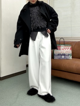 「アイテム（パンプス）」を使った、蝶ちゃんさん（レディース・158cm・20代）の冬コーディネート