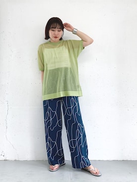 蝶ちゃんさん（レディース・158cm）の夏コーディネート