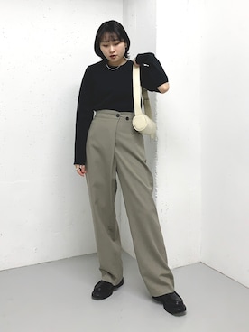 「サイドゴアブーツ」｜蝶ちゃんさん（レディース・158cm）の冬コーディネート