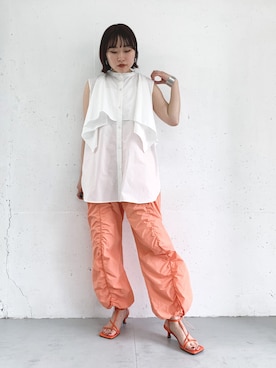 蝶ちゃんさん（レディース・158cm）の夏コーディネート