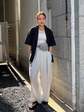 蝶ちゃんさん（レディース・158cm）の夏コーディネート