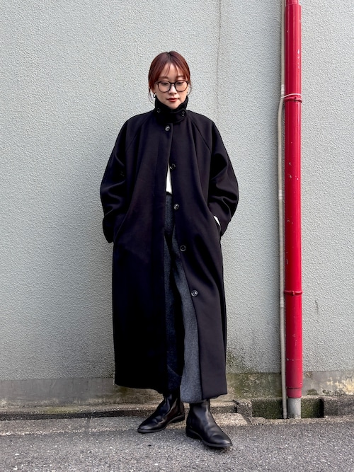 美品　KENZOdéfiléコート　ジャケット　ブラック　36サイズ ステンカラー コート 中綿 シングル アウター フォーマル 秋冬 大きい