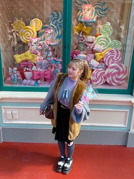 「アイテム（ローファー）」を使った、YUKIさん（レディース・148cm・20代）の秋コーディネート