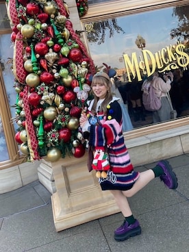 「Sacai（サカイ）のアイテム」を使った、YUKIさん（レディース・148cm）の秋コーディネート