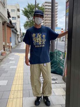 「Eddie Bauer（エディーバウアー）のアイテム（パンツ）」を使った、　　　　.さん（メンズ・184cm）の秋コーディネート
