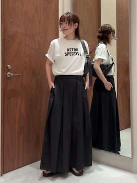 「アイテム（ボディバッグ/ウエストポーチ）」を使った、manakaさん（レディース・162cm・20代）の夏コーディネート