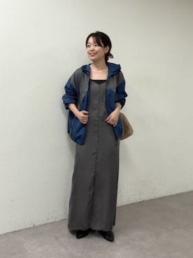 「GALLARDAGALANTE（ガリャルダガランテ）のアイテム（ネックレス）」を使った、manakaさん（レディース・162cm）の夏コーディネート