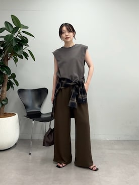 manakaさん(レディース・162cm)の夏コーディネート