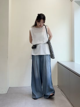 manakaさん(レディース・162cm)の夏コーディネート