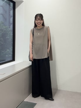 manakaさん（レディース・162cm）の夏コーディネート