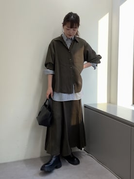 「アイテム（スカート）」を使った、manakaさん（レディース・162cm・20代）の冬コーディネート