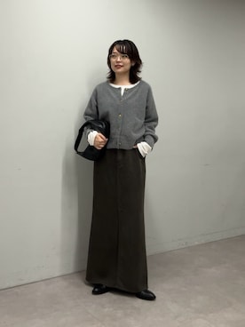 「2.718（ニーテンナナイチハチ）のアイテム」を使った、manakaさん（レディース・162cm）の秋コーディネート