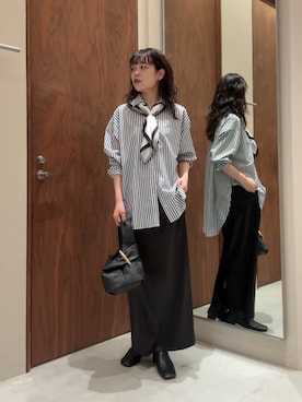 manakaさん（レディース・162cm）の冬コーディネート