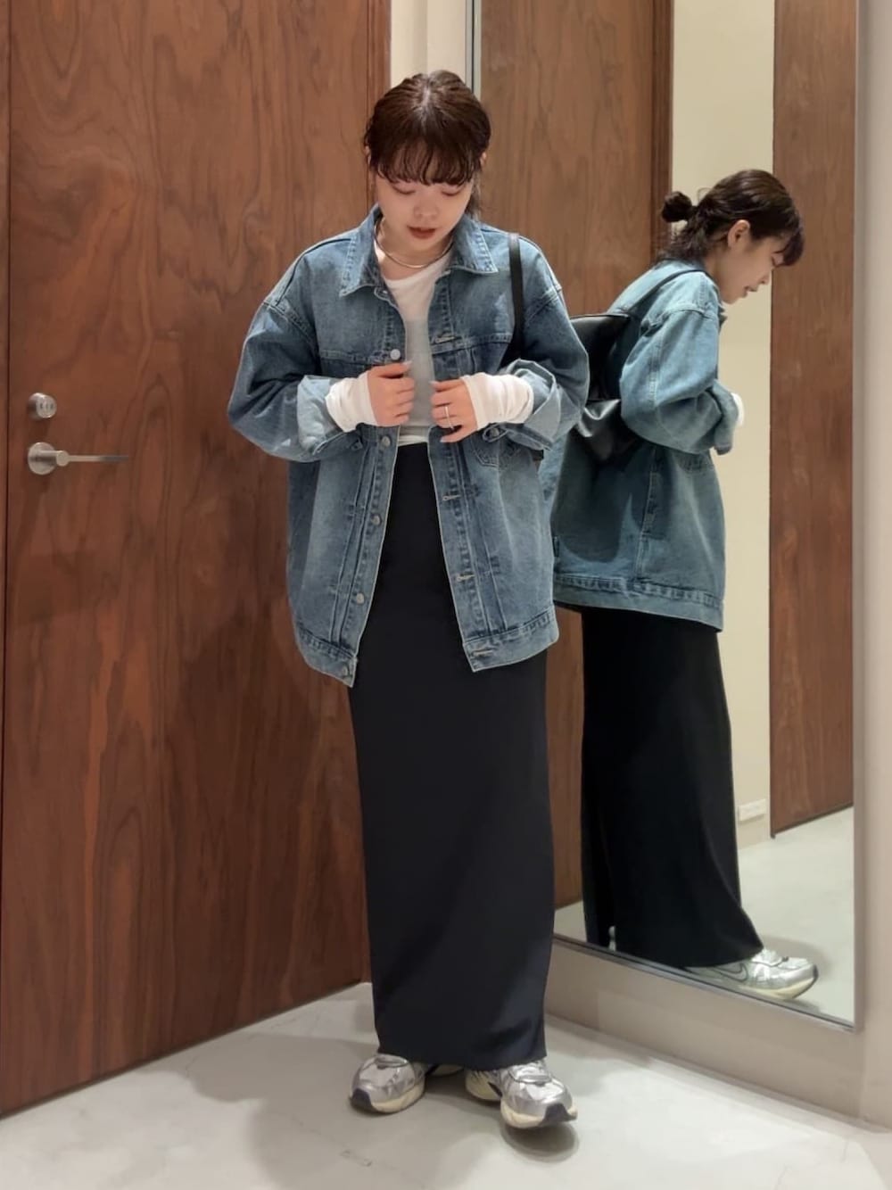 GALLARDAGALANTEのデニムジャケットを使った人気ファッション