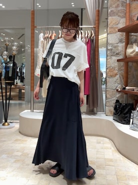 「アイテム（ボディバッグ/ウエストポーチ）」を使った、manakaさん（レディース・162cm・20代）の夏コーディネート